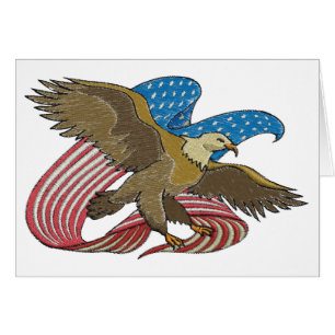 Eagle embroidered