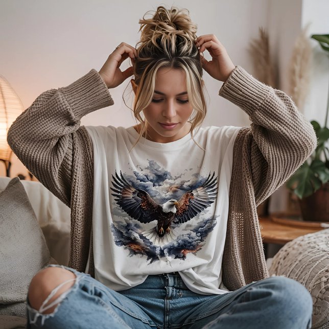 Eagle Emerging from Clouds T-Shirt (Creator Uploaded)