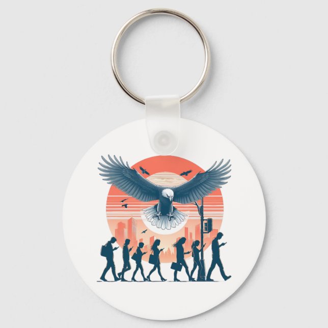 Eagle Entrepreneur Keychain (Front)