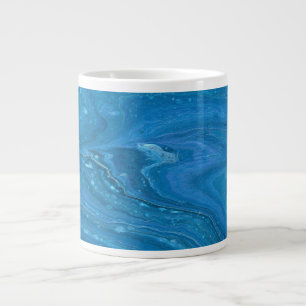 Eagle Eye 3 Cool Blue Abstract Mug