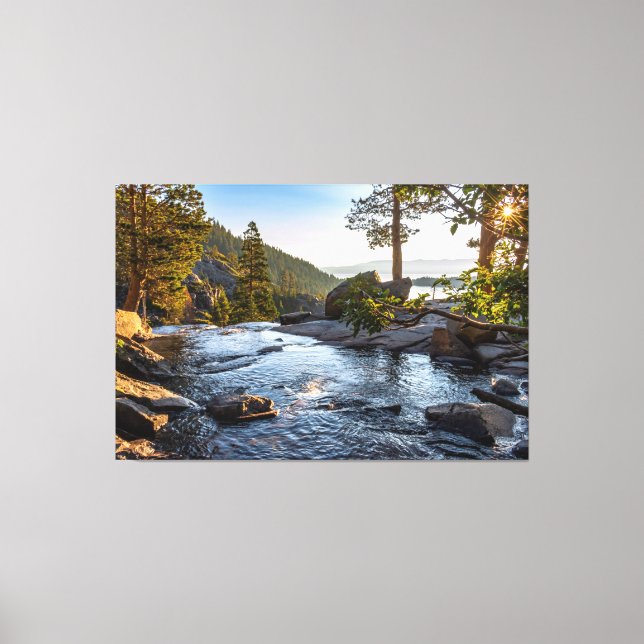 Eagle Falls Lake Tahoe Professional Canvas Art (Front)