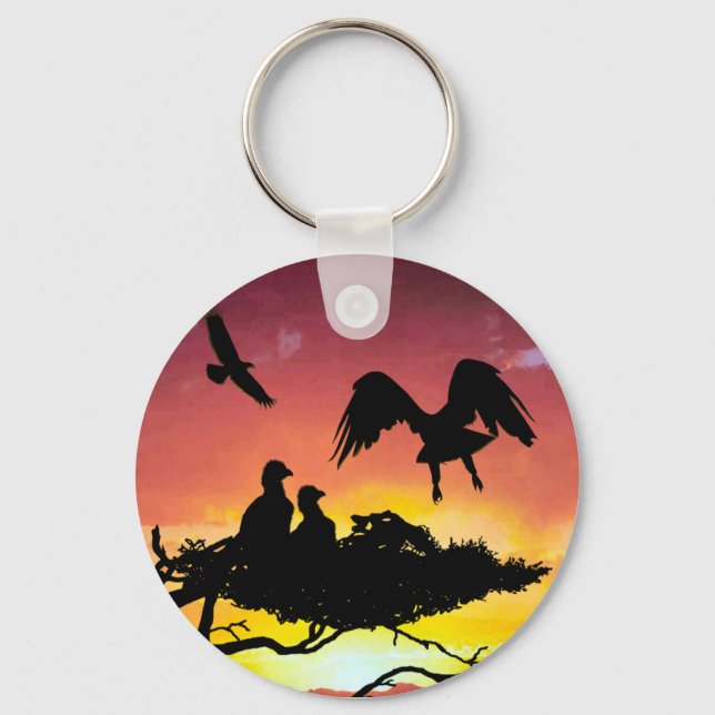 Eagle family keychain (Front)