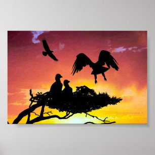 Eagle family poster