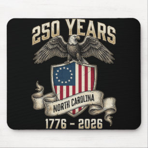 Eagle Flag 250 Years 1776-2026 250th Birthday Nort Mouse Pad