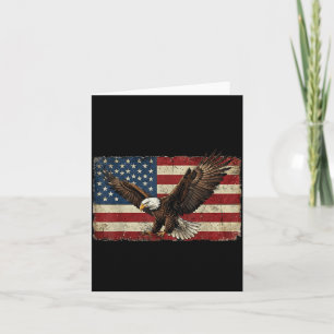 Eagle Flag American Patriotic USA America 4th of Card