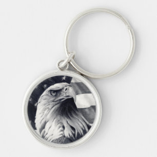 Eagle & Flag Keychain