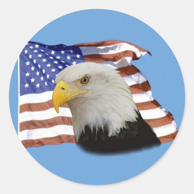 Eagle flag sticker (Front)