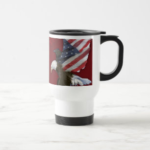 Eagle Flag Travel Mug