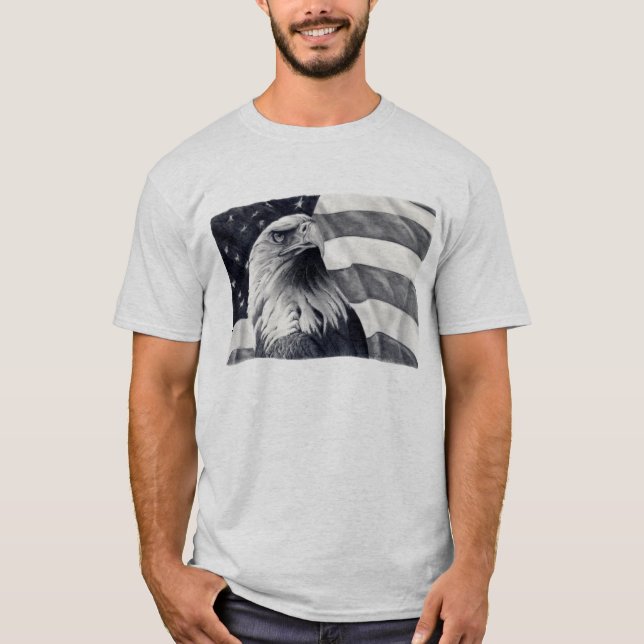 Eagle & Flag Tshirt (Front)