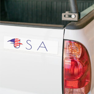 Eagle Flag USA share in the new Golden Age America Bumper Sticker