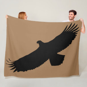Eagle Fleece Blanket - Choose Colour