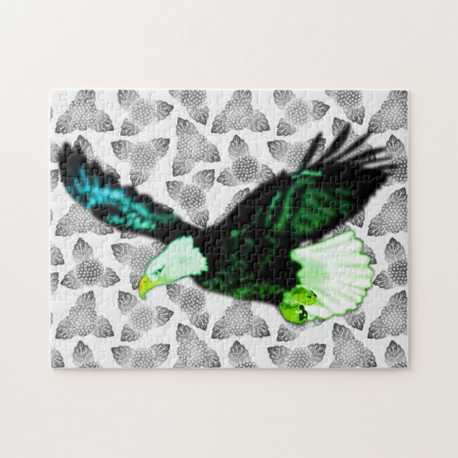 Eagle Flying - Beautiful - Jigsaw Puzzle (Horizontal)
