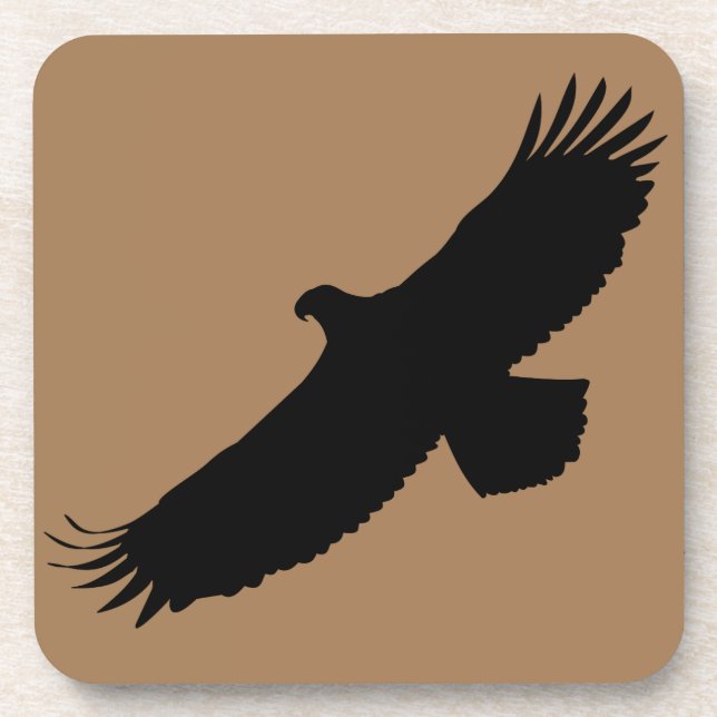 Eagle Flying Coaster - Your Colour - Text (Front)