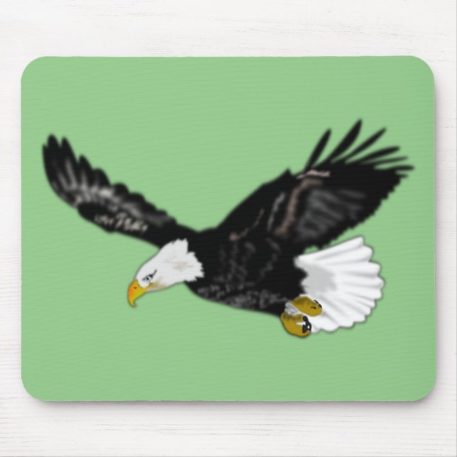 Eagle Flying Mouse Pad - Your Colours (Front)