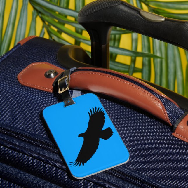 Eagle Flying Personalized Your Luggage Tag (Front Insitu 1)
