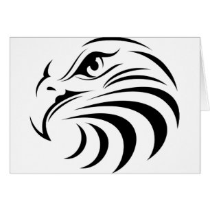 Eagle font face à la silhouette