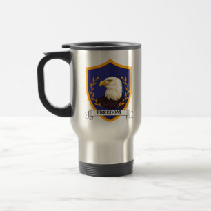 eagle freedom travel mug