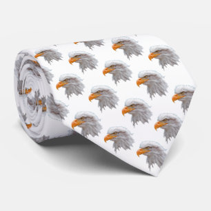 Eagle Frenzy Tie Double Sided Print(Choose Colour)