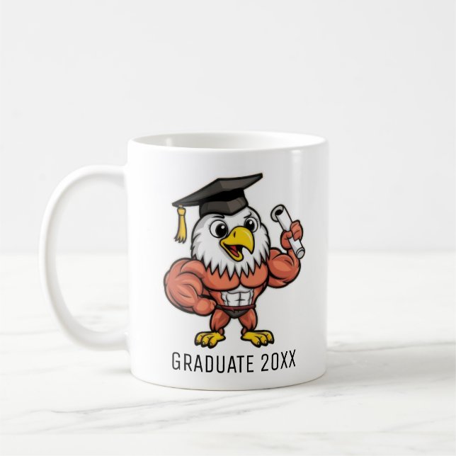 Eagle Graduation  Coffee Mug (Left)
