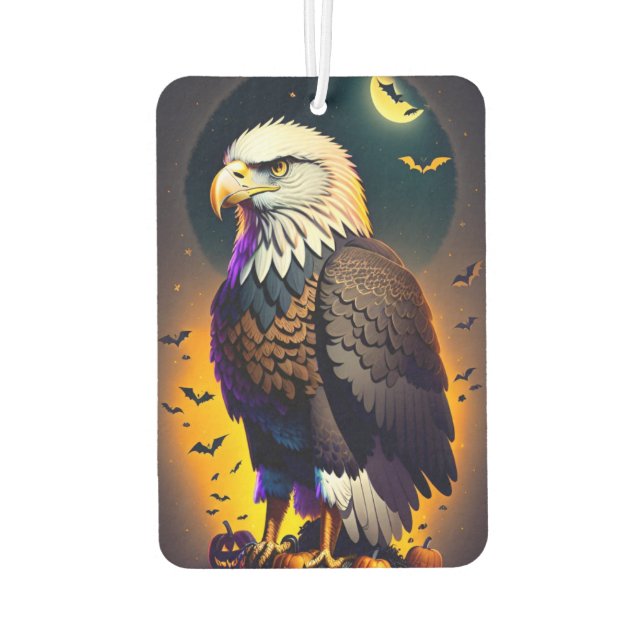 Eagle Halloween  Air Freshener (Back)
