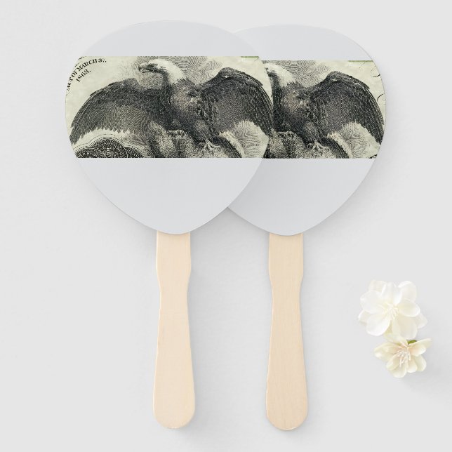 Eagle Hand Fan (Front and Back)