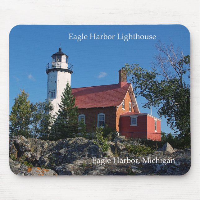 Eagle Harbor Lighthouse mousepad (Front)