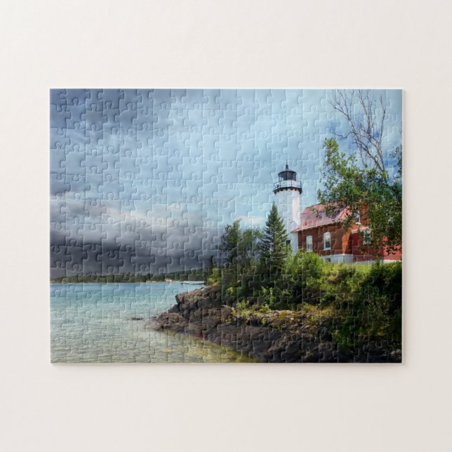 Eagle Harbour Lighthouse Jigsaw Puzzle (Horizontal)