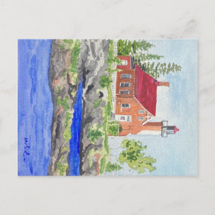 Eagle Harbour Lighthouse postcard