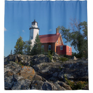 Eagle Harbour Lighthouse Shower Curtain