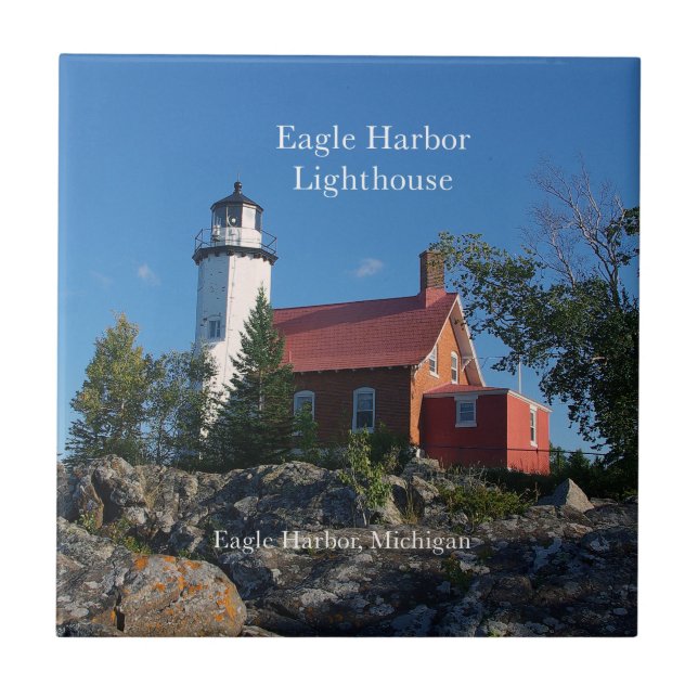 Eagle Harbour Lighthouse tile (Front)
