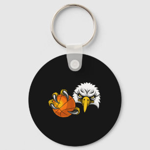 Eagle Hawk Basball Ball Bald Eagles Cartoon Keychain