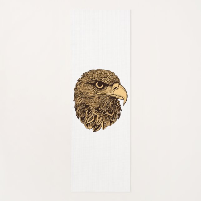 Eagle head animal yoga mat (Front)