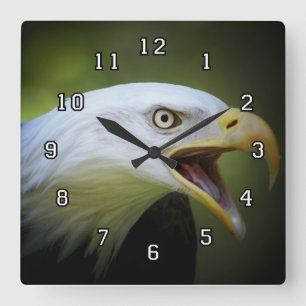 Eagle head clock