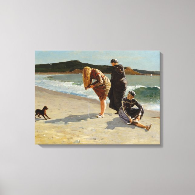 Eagle Head High Tide Canvas Print (Front)