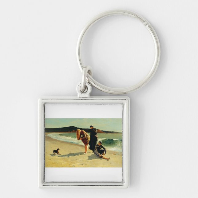 Eagle Head, Manchester, Massachusetts Fine Art  Keychain (Front)
