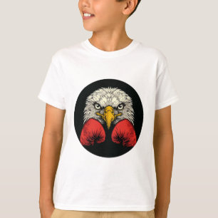 Eagle In Boxing Gloves For A Cool Boxer Statement T-Shirt