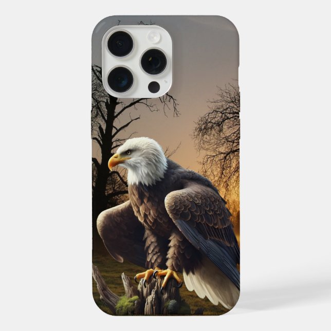 Eagle in the Wild iPhone Case (Back)