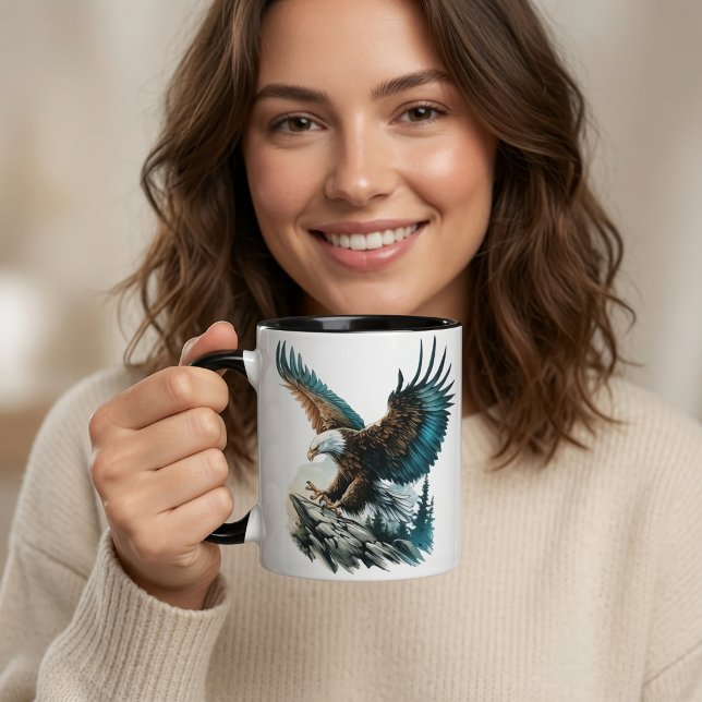 Eagle in Watercolor Mug (Creator Uploaded)
