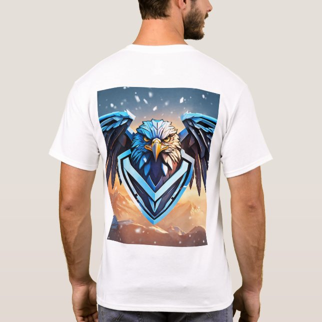 Eagle is a symbol of courage T-Shirt (Back)