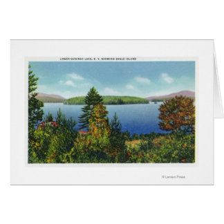 Eagle Island and Lower Saranac Lake View