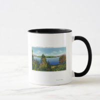 Eagle Island and Lower Saranac Lake View