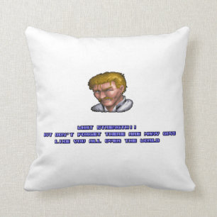 Eagle KO'ed 2 Throw Pillow