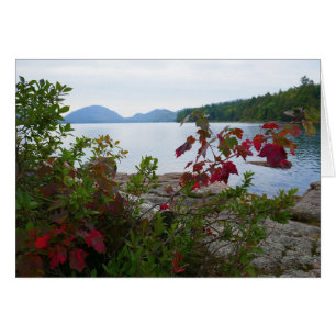 Eagle Lake and Red Maple Leaves I