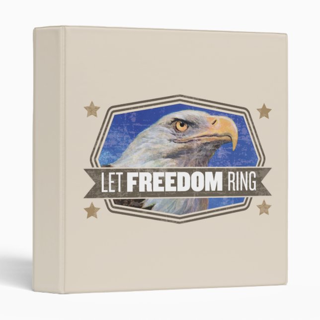 Eagle-Let Freedom Ring Binder (Front/Spine)