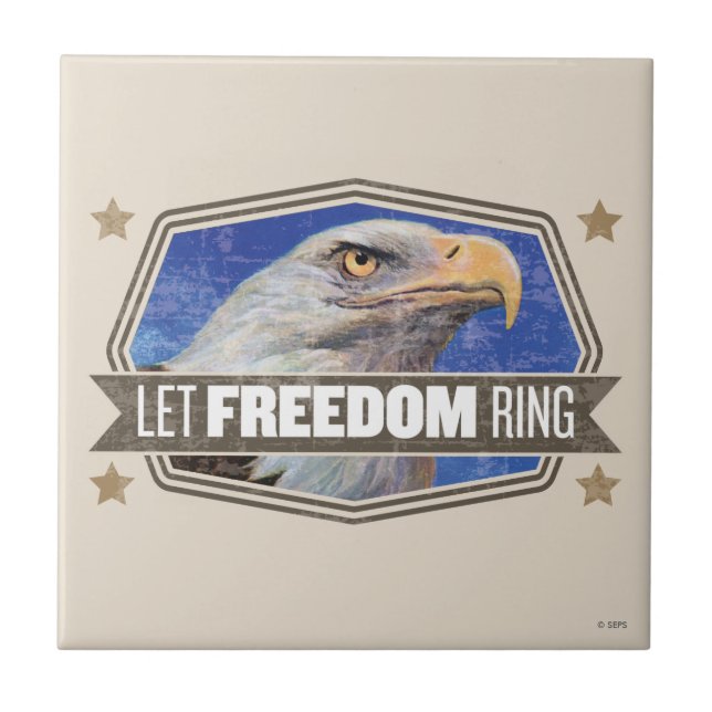 Eagle-Let Freedom Ring Tile (Front)