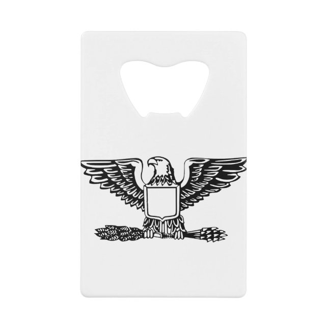 Eagle Logo 2 Credit Card Bottle Opener (Front)