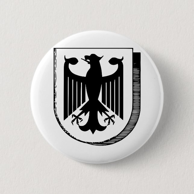 Eagle Logo 2 Inch Round Button (Front)