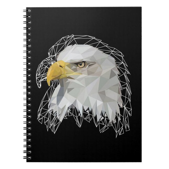 Eagle Lowpoly Notebook (Front)