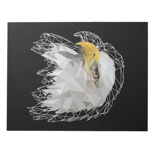 Eagle Lowpoly Notepad (Front)