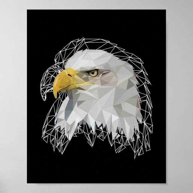 Eagle Lowpoly Poster (Front)